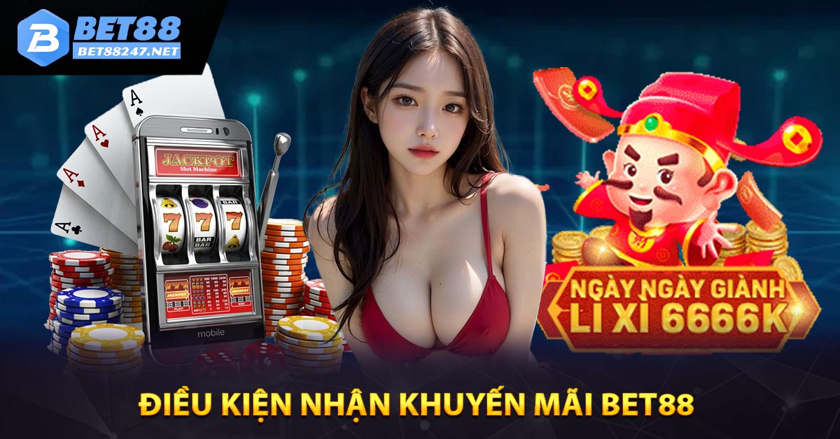 Điều kiện nhận khuyến mãi Bet88